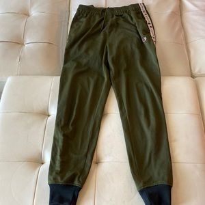 Green champion joggers